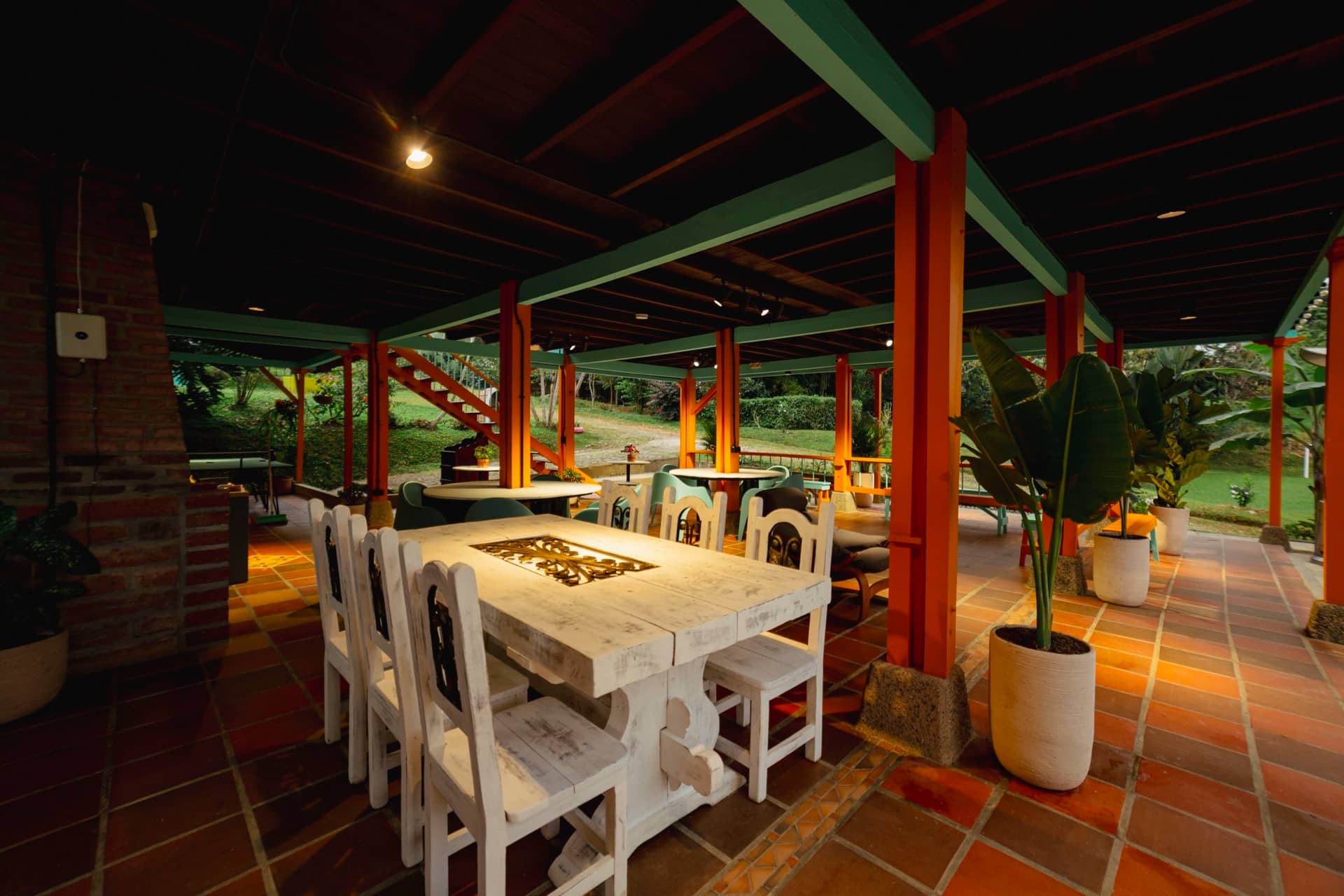 Isla de Pascua Hostel, Jardín